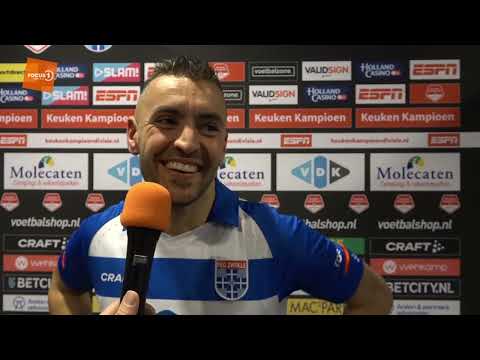 Reactie Bram van Polen na PEC Zwolle - NAC 2-0