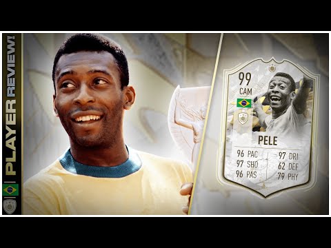 SHOULD YOU DO HIS SBC??!! 99 RATED ICON MOMENTS PELE REVIEW - INSANE PLAYER EVEN IN AUGUST - FIFA 22