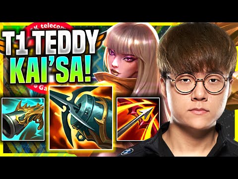 TEDDY IS SO CLEAN WITH KAI'SA! - T1 Teddy Plays Kai'Sa ADC vs Samira!   Season 11