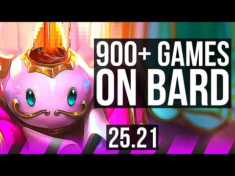 BARD & Anivia vs NAUTILUS & Caitlyn (SUP) | 900+ games | EUW Grandmaster | 25.21