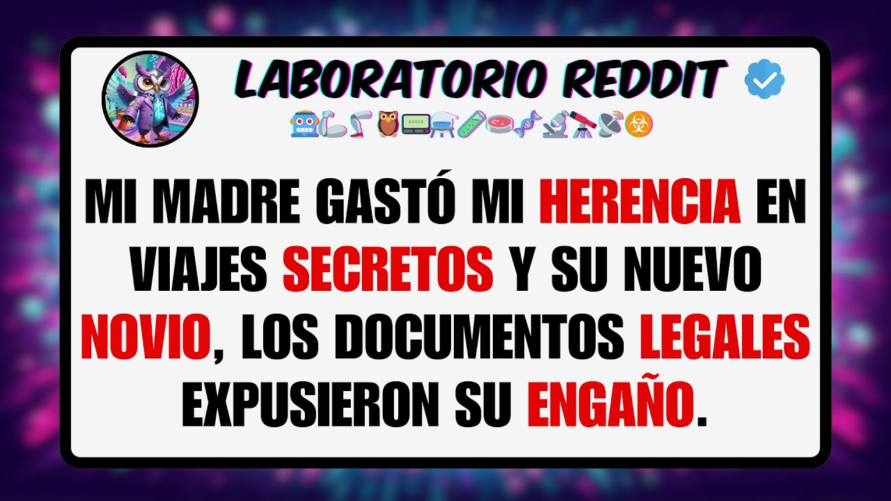 Mi MADRE Gastó mi HERENCIA en Viajes SECRETOS y su Nuevo NOVIO, Los Documentos LEGALES EXPUSIERON ..