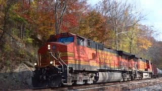 preview picture of video 'BNSF On CSX Old Main Line, West Avalon'