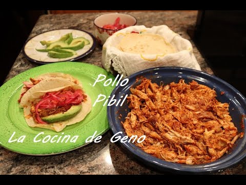 El Mejor Pollo Pibil Horneado para Comer en Tacos #pollo #tacos #mexicanfood #comida #recetafacil