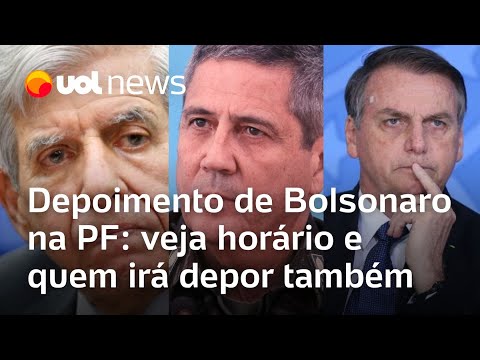 Depoimento de Bolsonaro na PF: saiba o horário e quem deve falar nesta quinta