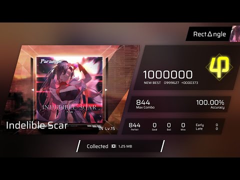 【Phigros】Indelible Scar - IN Lv.15 - All Perfect