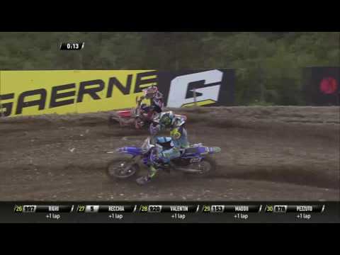 Tim Gajser passes Jeremy Van Horebeek MXGP of Trentino MXGP Race 1 - motocross 2016