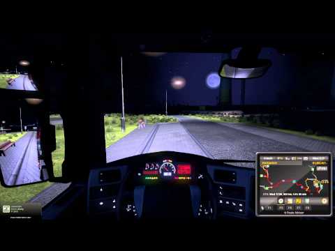 Euro Truck Simulator 2 Multiplayer HD - Budapest /HU/ to Mannheim /D/  part 1/3