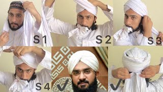 How to tie Hafiz Imran Aasi Amamah turban  Amamah 