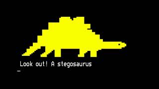 Dinosaur Adventure (longplay) for the BBC Micro