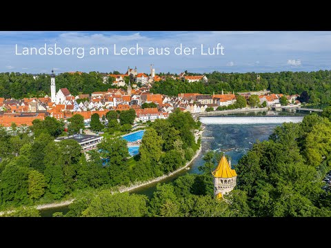 Landsberg am Lech aus der Luft