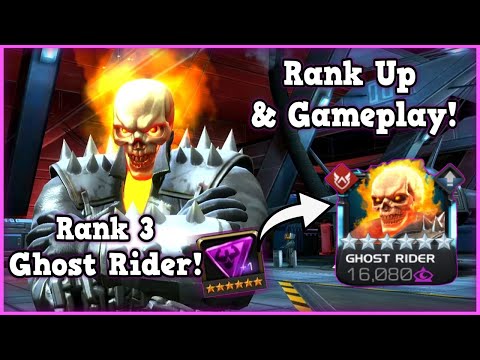 Best Healing in the Game? 6 Star Rank 3 Ghost Rider Rank Up & Gameplay! Marvel Contest of Champions