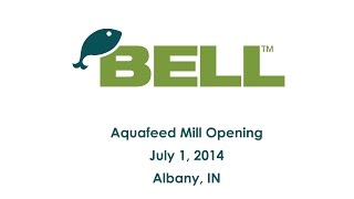 preview picture of video 'Steve Summerfelt (The Freshwater Institute) Bell Aquaculture Feedmill Opening'