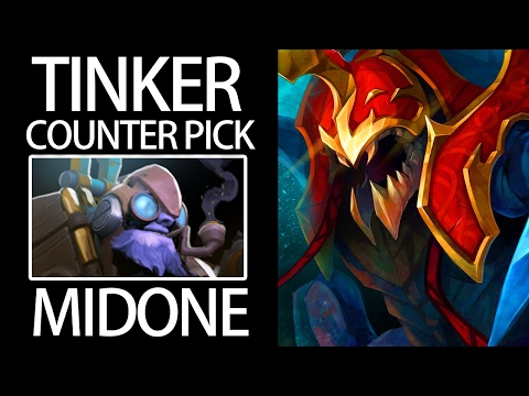 Counter Pick Tinker with NYX MIDONE Pro Offlane Gameplay 7.00 Dota 2