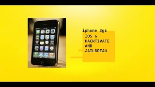 How to Activate a Iphone 3GS With No Sim (Tutorial) (Jailbreak)