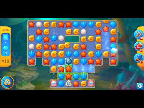 Fishdom. 5924 level no boosters and diamonds