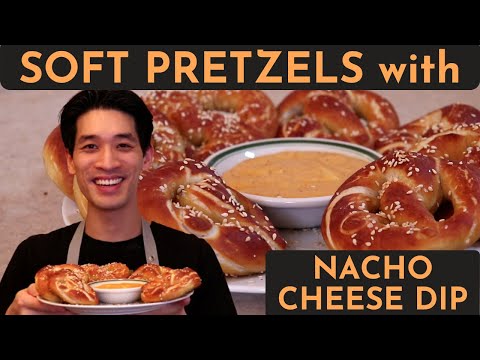 The BEST Homemade Soft Pretzel with Nacho Cheese Dip Recipe - EASY & SIMPLE | Danlicious Food