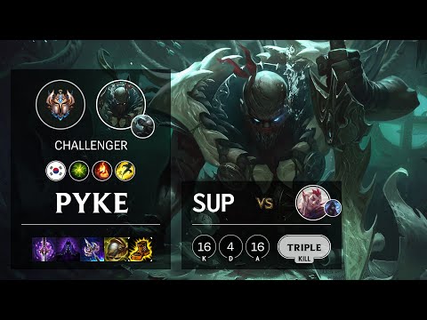 Pyke Support vs Rakan - KR Challenger Patch 10.22
