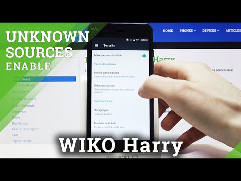 WIKO Harry Unknown Sources - Allow App Installation