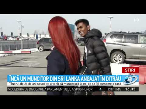 Încă un muncitorr din Sri Lanka angajat în Ditrău