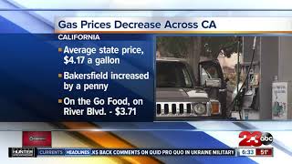 Gas Prices Decrease Across California