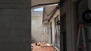 Retractable awning for outdoor balcony, exquisite and beautiful #shade #design #patio #awning