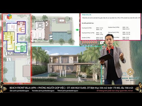 BEACH FRONT VILLA 4BR & phòng người giúp việc - Cùng xem nhà mẫu chi tiết