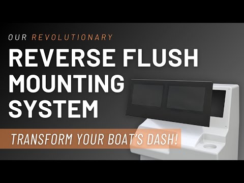 Transform your boat's dash: Our Revolutionary Reverse Flush Mounting System