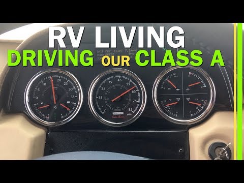 RV LIVING-DRIVING OUR CLASS A MOTORHOME-SEE WHAT IT’S LIKE AS  WE TRAVEL TO SLC UTAH-EP73
