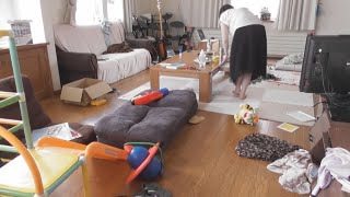 毎日１０時にアップ☆汚部屋脱出40日目：いつものリビングリセット片付けのやる気アップにご視聴ください☆