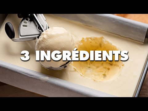 Recette Glace Vanille Maison 3-Ingrédients - Facile et Sans Sorbetière!