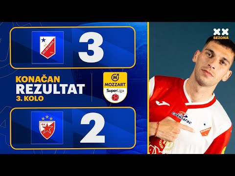 MBSLS 2025/26 - 3.Kolo: VOJVODINA – CRVENA ZVEZDA 3:2 (0:2)