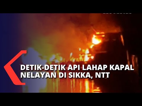 Kapal Nelayan di Sikka NTT Terbakar Api! Apa Penyebabnya?