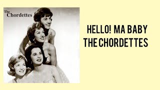 Hello! Ma Baby - The Chordettes Lyrics