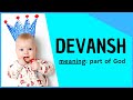 Devansh Devansh Name Meaning Devansh Name Status Indian Baby Boy Names Hindu Baby Names