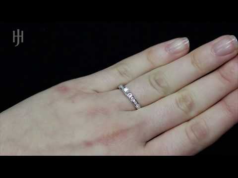 9ct W/G 0.30ct Diamond Engagement Ring- Hatton Jewellers London HJ346