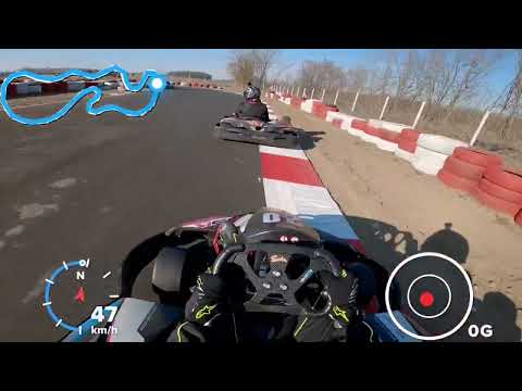 Téglás Gokart GP #1 - B Döntő GPS Adatokkal - Bodnár Bence