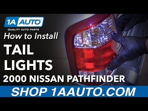 How to Replace Tail Lights 00-04 Nissan Pathfinder