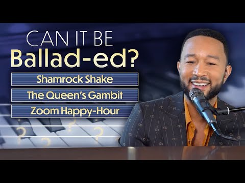 ジョン・レジェンド、バラードに挑戦｜ジミー・ファロン出演のトゥナイト・ショー (John Legend Takes the Ballad Challenge | The Tonight Show Starring Jimmy Fallon)
