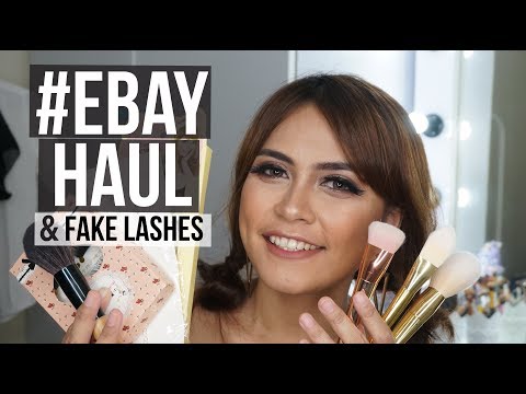 EBAY HAUL Brushes & Empty Magnetic Pallette // Puji Antari Makeup // BAHASA
