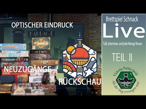 Brettspiel Schnack: Neuzugänge, Berlin Con 2019 Schnack Teil II Wdh.