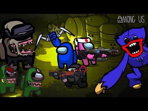 Among Us Zombie Ep 72 Huggy Wuggy Boss - Animation