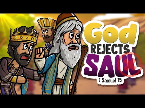 God Rejects Saul 👑🚫 | Animated Bible Story | My First Bible | 55