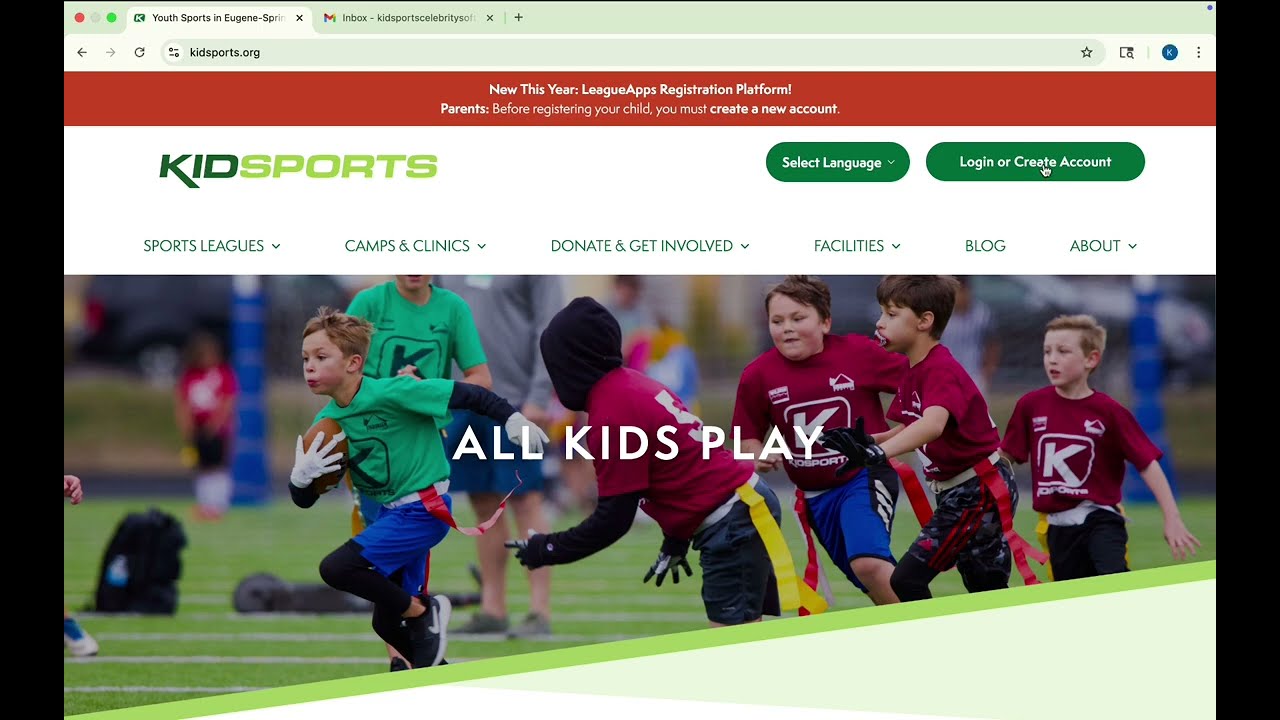 LeagueApps Tutorial: Account creation and program sign-up