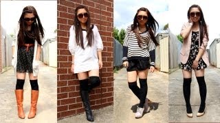 How to wear - Thigh high socks