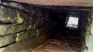 Interesting culvert related to both canal and railroad. Carbon county PA.