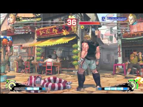 Super Street Fighter IV AE - dnm3rd (Cody) Vs Pikagoma (Abel)