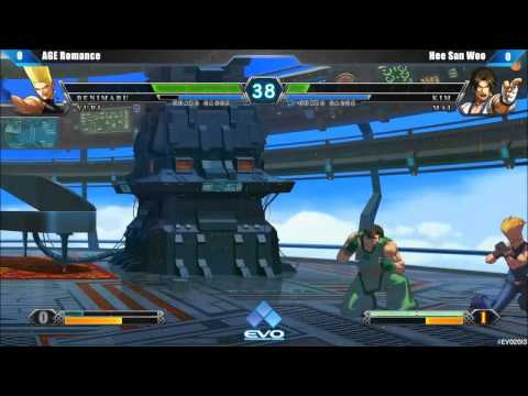 KOF XIII AGE Romance vs Hee San Woo - EVO 2013