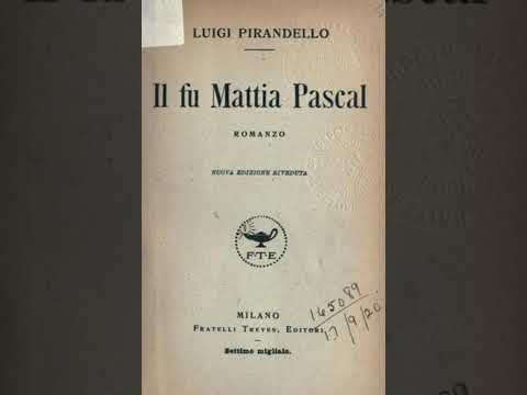 Il Fu Mattia Pascal - Luigi Pirandello | Full Audiobook 📚