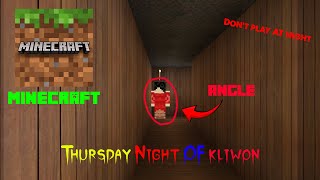 MINECRAFT Thursday night of kliwon horror gameplay#3