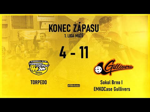Sestřih zápasu  6. kolo; 1. liga mužů: Torpedo Havířov - Sokol Brno I EMKOCase Gullivers